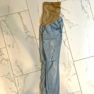 Jessica Simpson Distressed Skinny Jeans Maternity Size Small